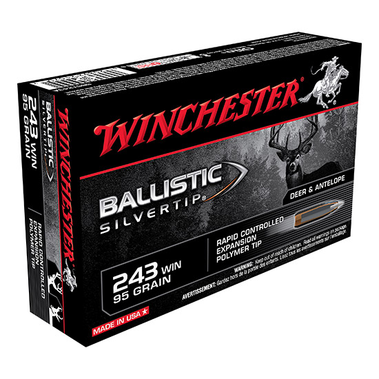 WIN SUPREME 243WIN 95GR BST 20/10 - Ammunition